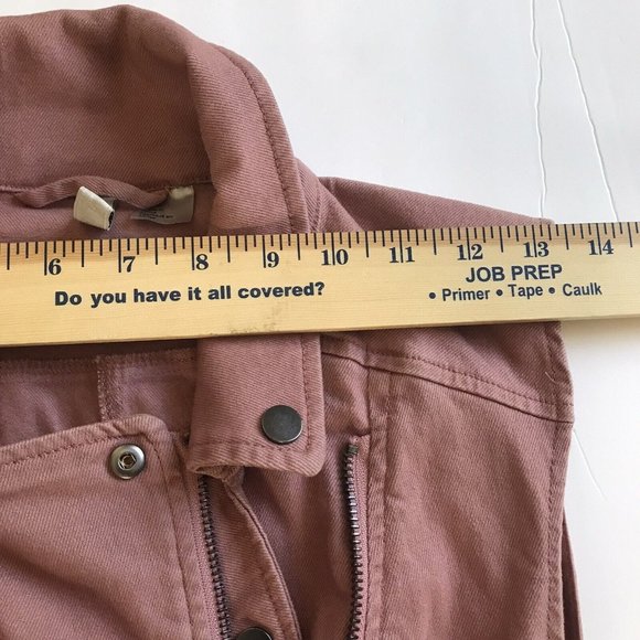 h&m pink denim dress size 6 - Picture 2 of 6